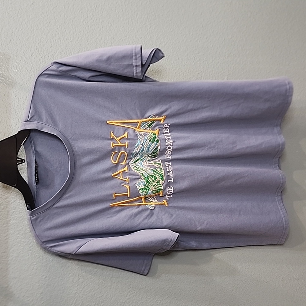 Shein Alaska TShirt Blue Size Large